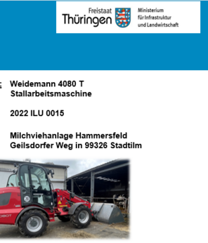 Weidemann 4080 T Stallarbeitsmaschine